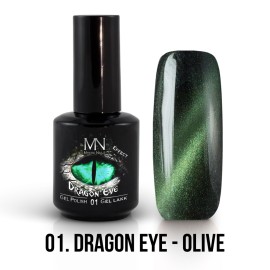 Gel Lak Dragon Eye Effect 01 - Olive 12ml 
